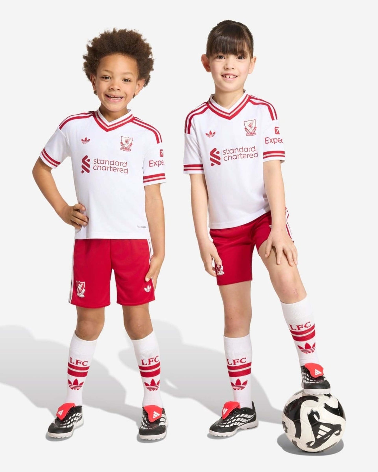 Conjunto Niño Liverpool 2026 Segunda Equipacion