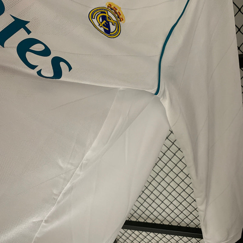 Camiseta Retro Real Madrid 17/18 - Manga Larga