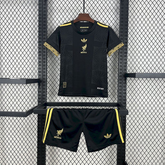 Conjunto Mexico Black Gold 25/26 - Para niños