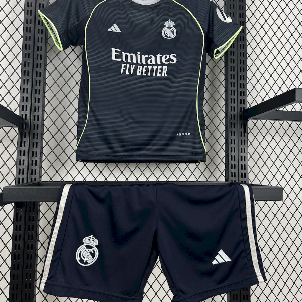 Conjunto Real Madrid 25/26 - Para niños Visitante