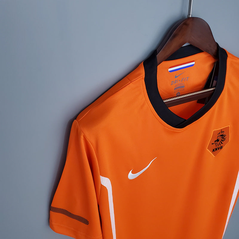 Camiseta Retro Holanda 2010