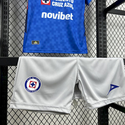 Conjunto Cruz Azul 25/26 - Para niños Local