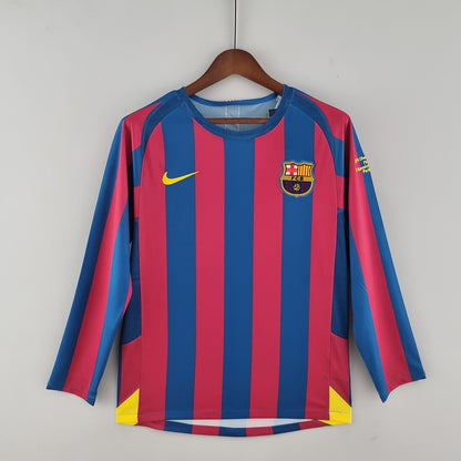 Camiseta Retro FC Barcelona 05/06 - Manga Larga