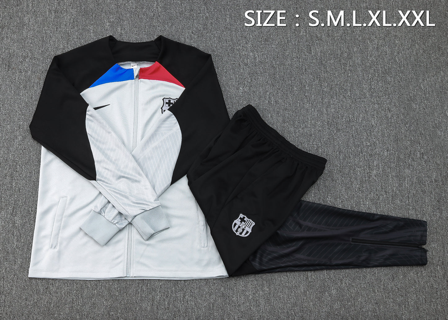 Kit de Entrenamiento FC Barcelona - Blanco