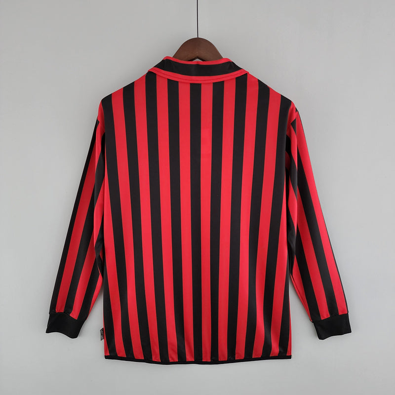 Camiseta Retro AC Milan 99/00 - Manga LARGA