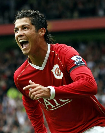 Camiseta Retro Manchester United 06/07 - Manga Larga