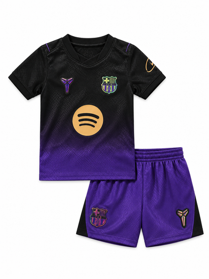 Conjunto Niño Barcelona 2026 Primera Tercera Equipacion Morado
