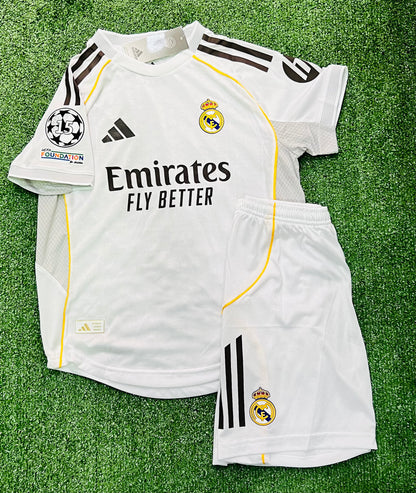 Conjunto Real Madrid 25/26 - Para niños