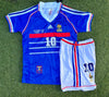 Conjunto Retro Francia 98 - Zidane 10