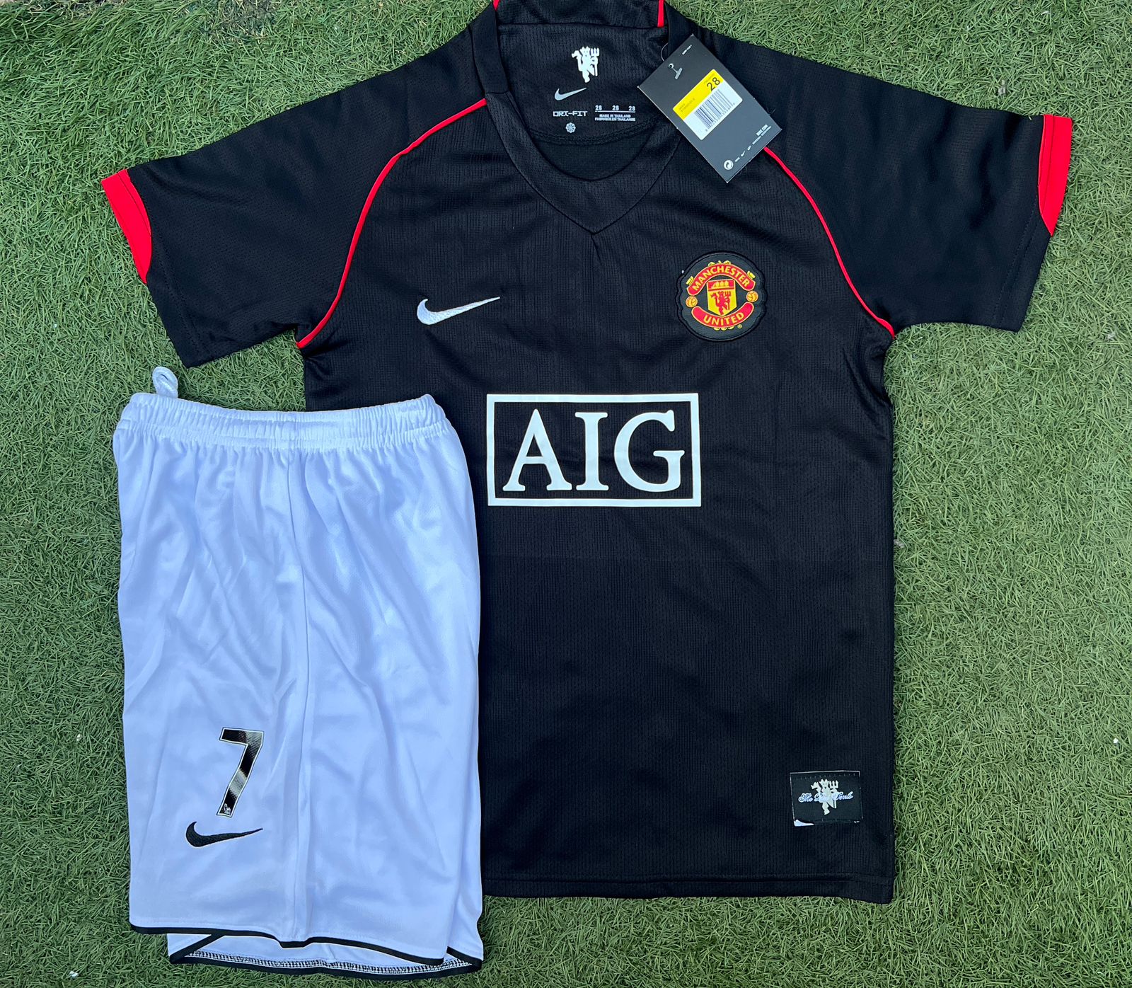 Conjunto Manchester United 2008 - Visitante - Ronaldo 7