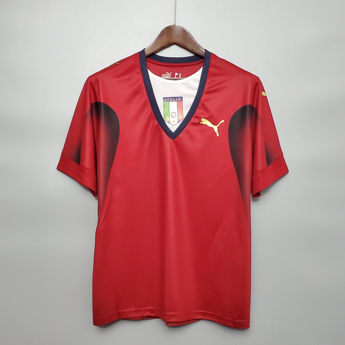 Italy Goalkeeper Jersey 2006 - Buffon - Red 