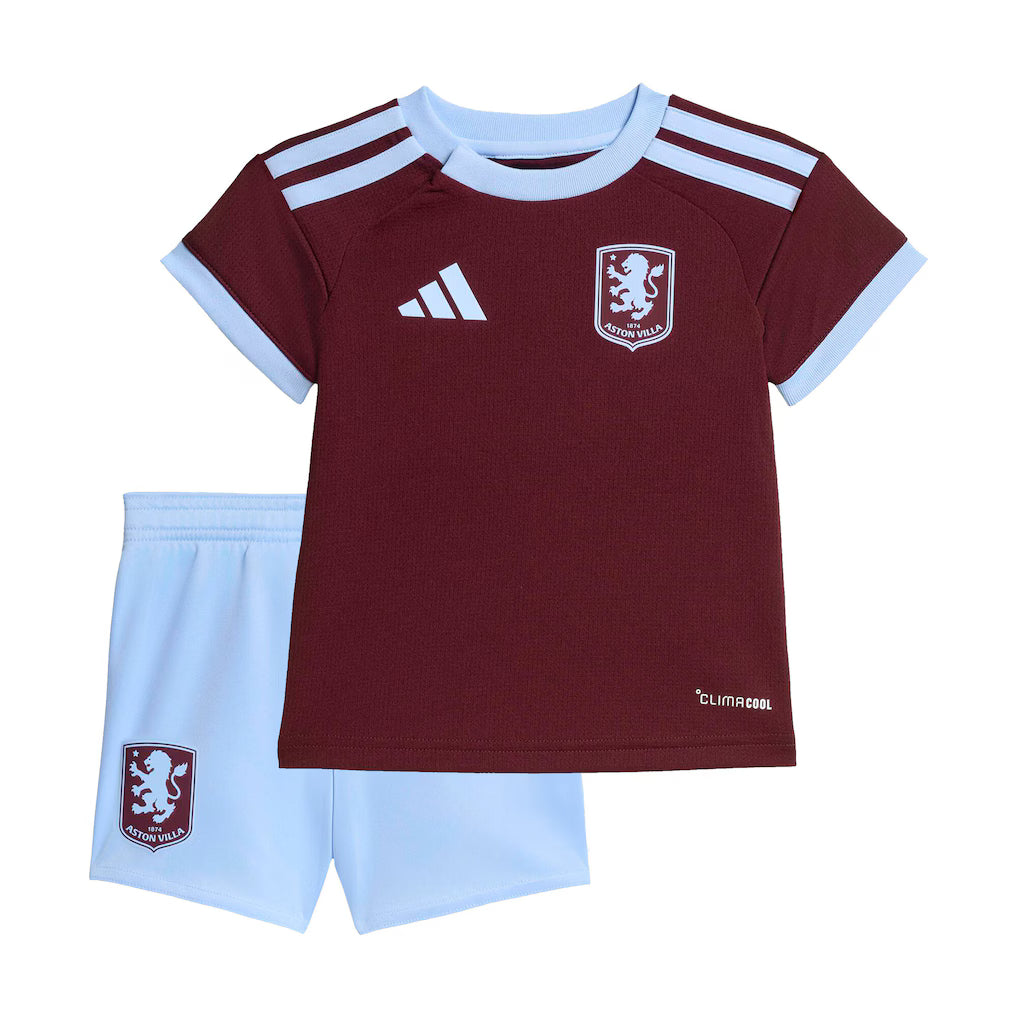 Conjunto Niño Aston Villa 2026 Primera Equipacion