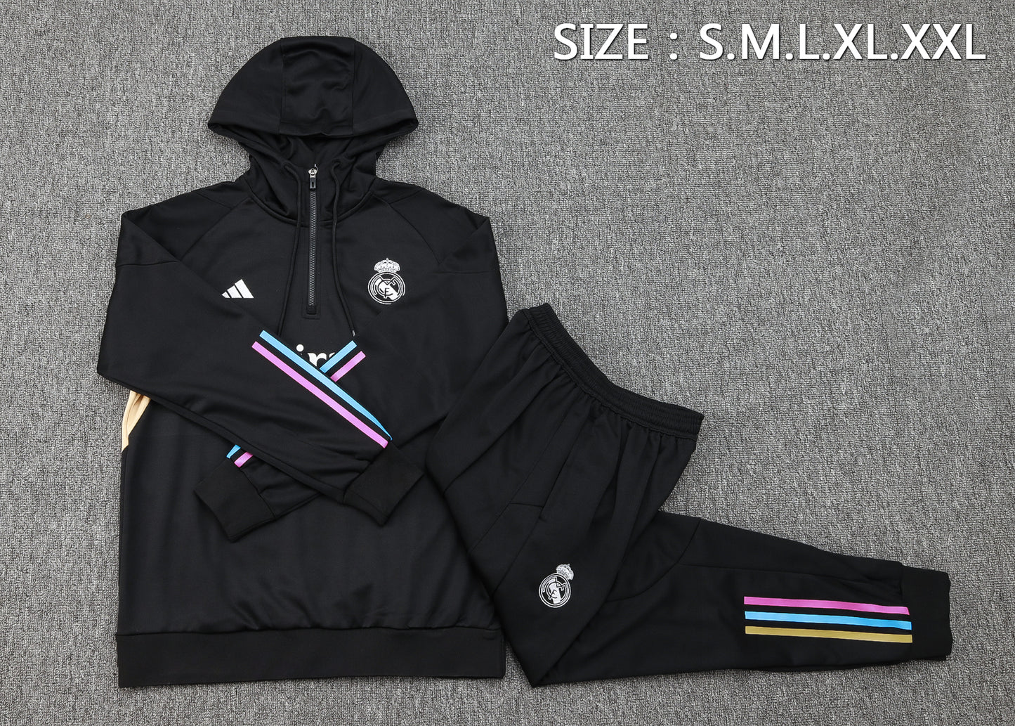 Kit de Entrenamiento Real Madrid - Black