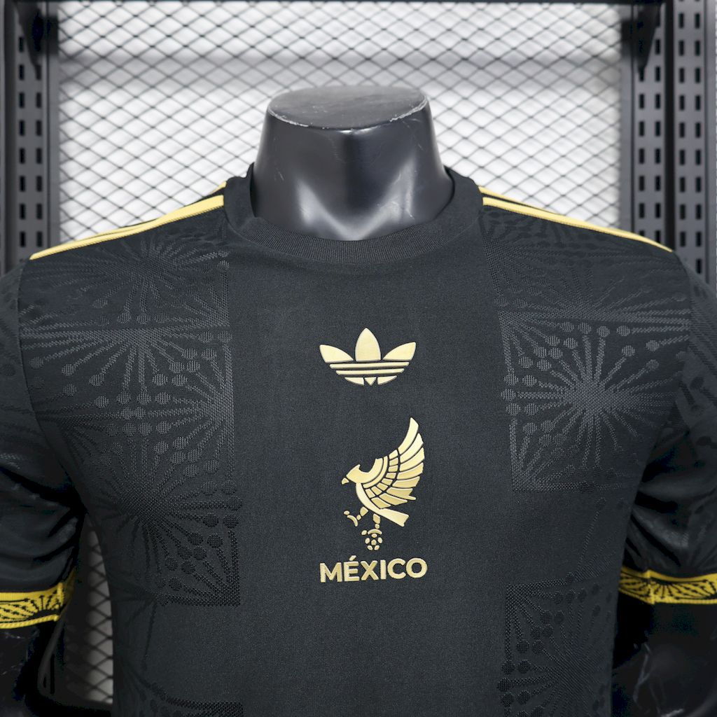 Camiseta Mexico 2025/26 Gold- Black