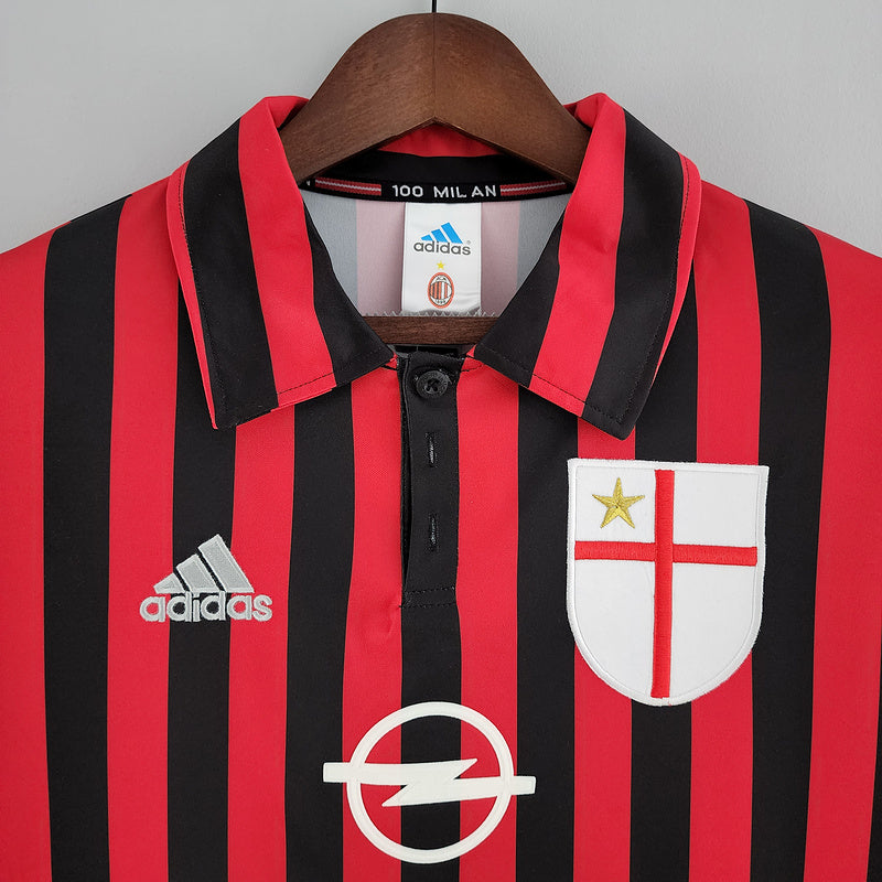 Camiseta Retro AC Milan 99/00 - Manga LARGA