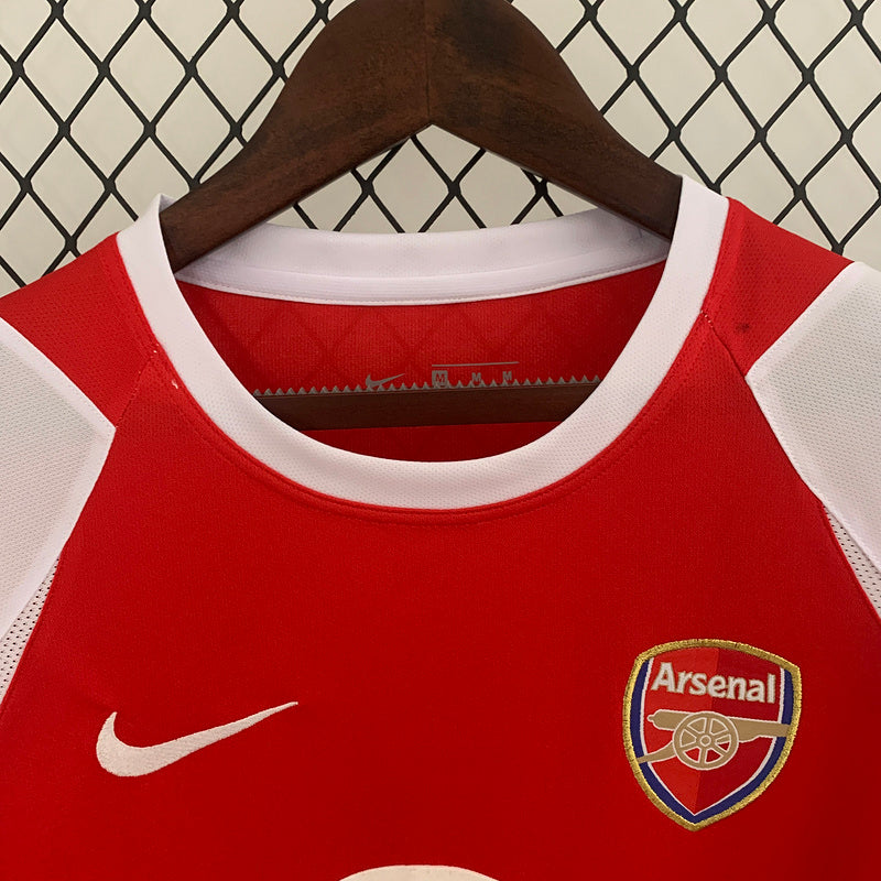 Camiseta Retro Arsenal 02/04 - Manga Larga