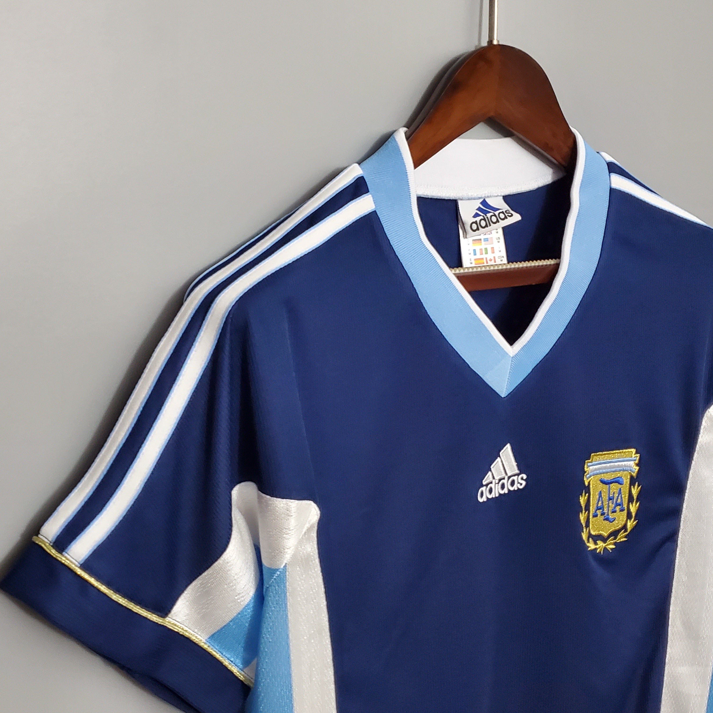 Camiseta Retro Argentina 1998 - Visita