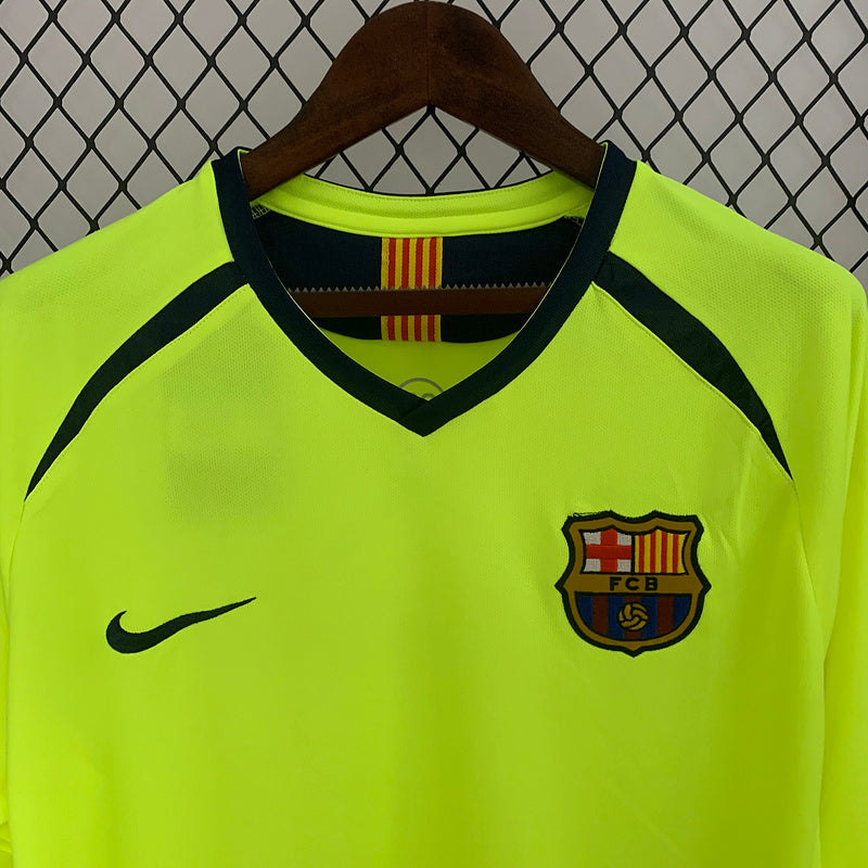 Camiseta Retro FC Barcelona 05/06 - Visitante - Manga Larga