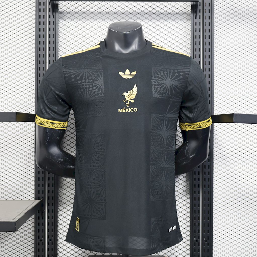 Camiseta Mexico 2025/26 Gold- Black