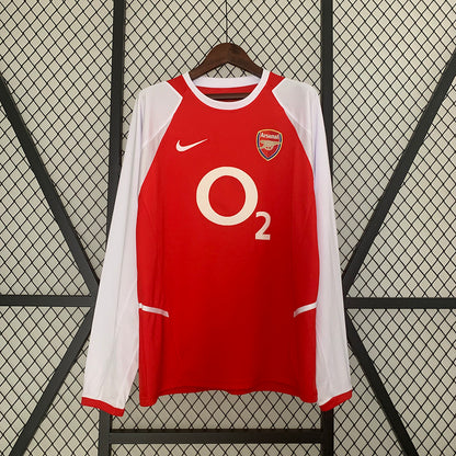 Camiseta Retro Arsenal 02/04 - Manga Larga