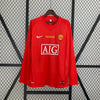 Camiseta Retro Manchester United 07/08 - Manga Larga