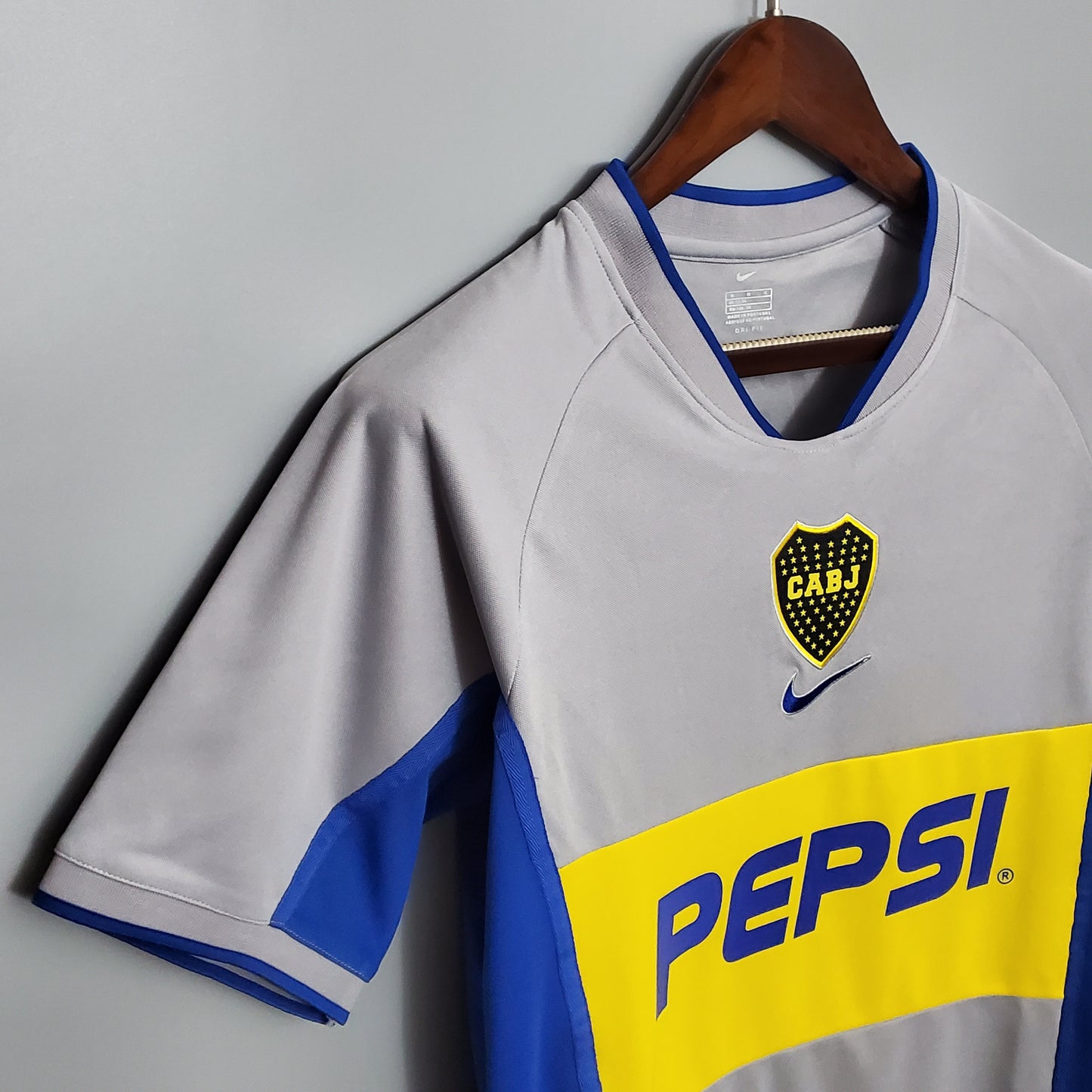 Camiseta Retro Boca Juniors 2002 - Visita