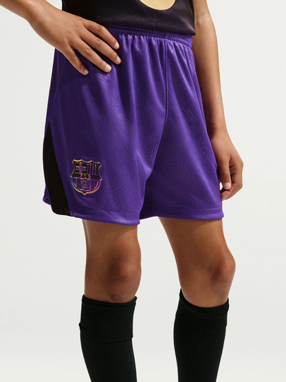 Conjunto Niño Barcelona 2026 Primera Tercera Equipacion Morado