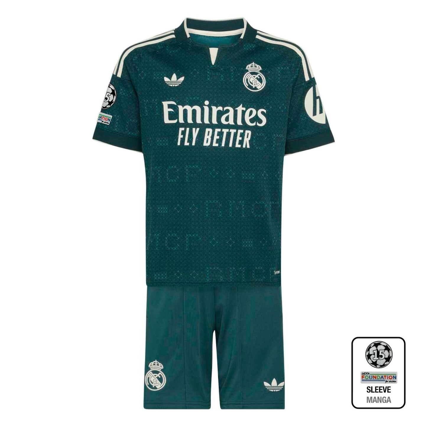 Conjunto Niño Real Madrid 2026 Segunda Equipacion