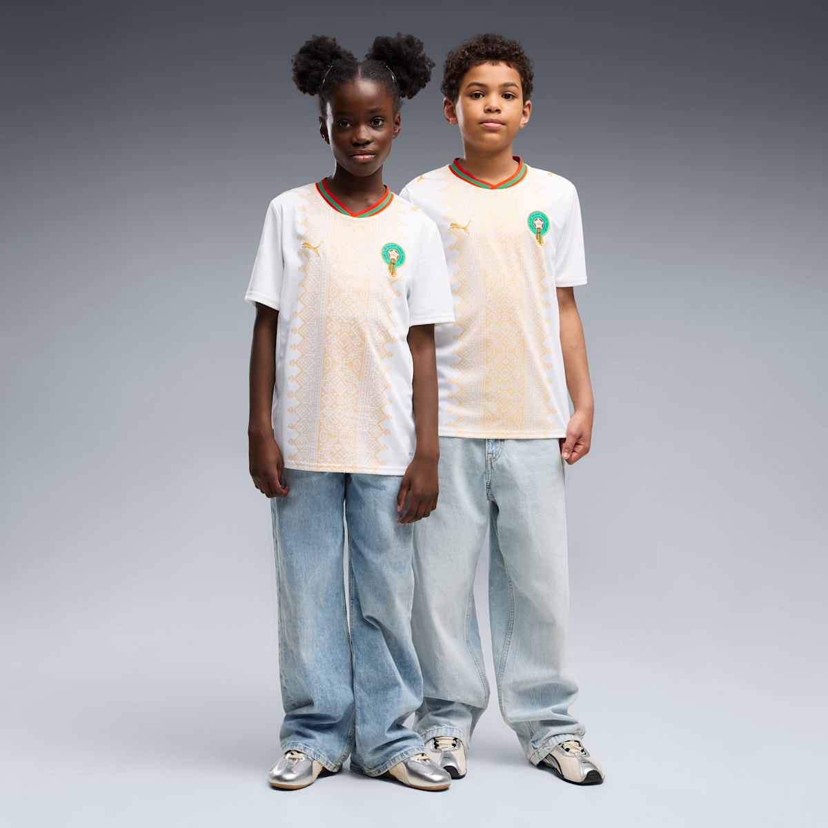 Conjunto Marruecos Visitante World Cup 2026 Niños