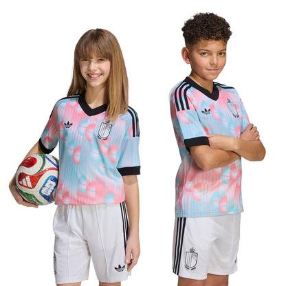 Conjunto Belgica Visitante World Cup 2026 Niños