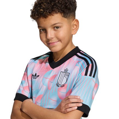 Conjunto Belgica Visitante World Cup 2026 Niños