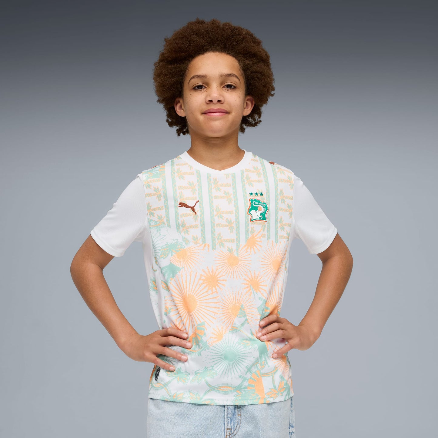 Conjunto Costa de Marfil Visitante World Cup 2026 Niños