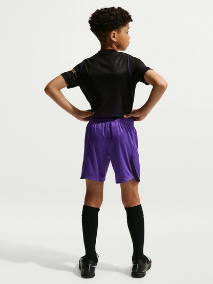 Conjunto Niño Barcelona 2026 Primera Tercera Equipacion Morado
