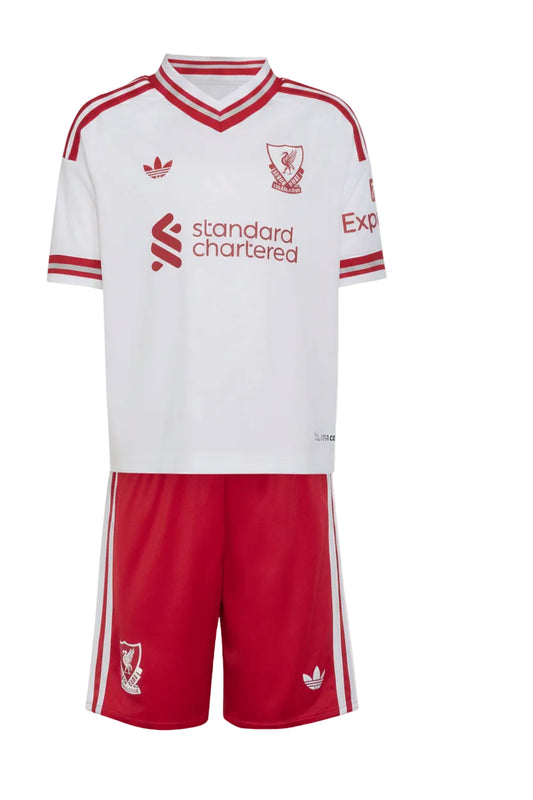 Conjunto Niño Liverpool 2026 Segunda Equipacion