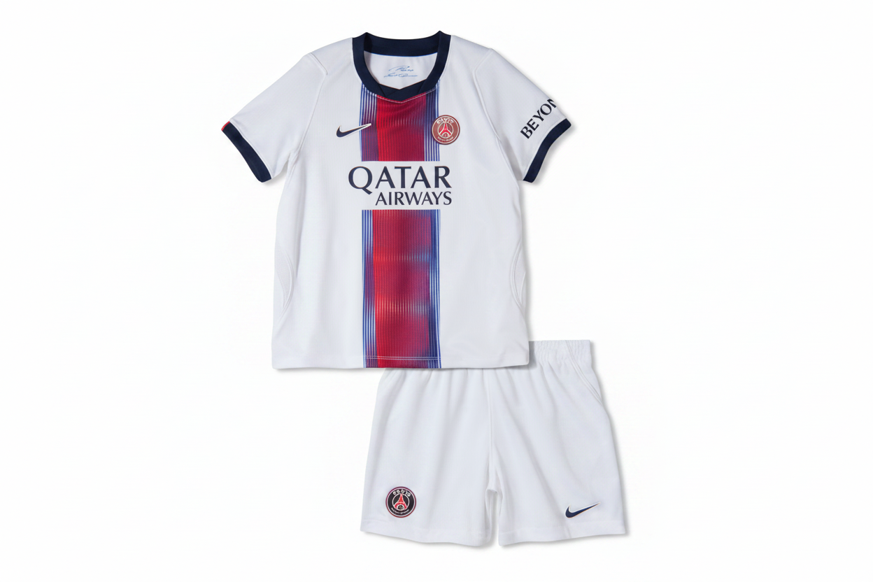 Conjunto Niño PSG 2026 Segunda Equipacion
