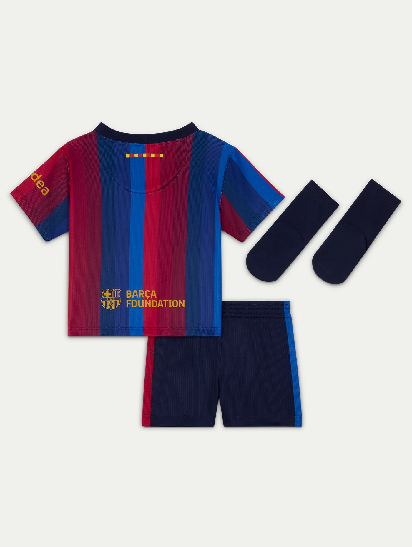 Conjunto Niño Barcelona 2026 Primera equipacion