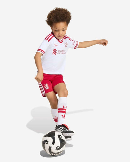 Conjunto Niño Liverpool 2026 Segunda Equipacion