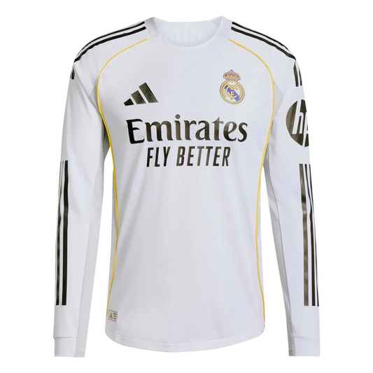 Camiseta Real Madrid 2025-2026 - Manga Larga