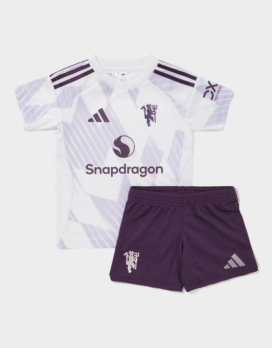 Conjunto Manchester United Visitante Niños 25/26