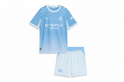 Conjunto Niño Manchester City 2026 Primera Equipacion