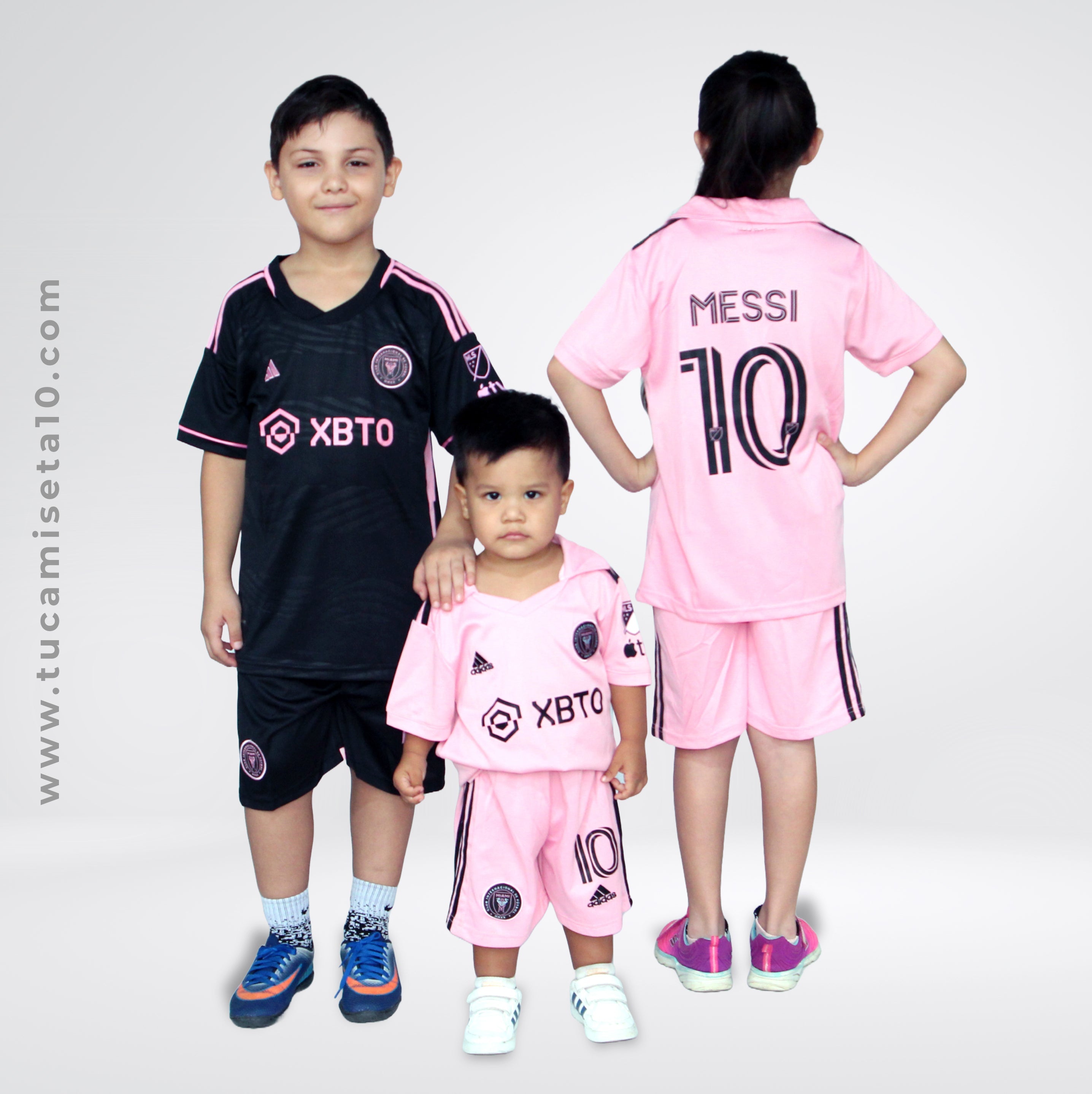 Conjunto de MESSI Inter de Miami 23/24 - Local Para Niños