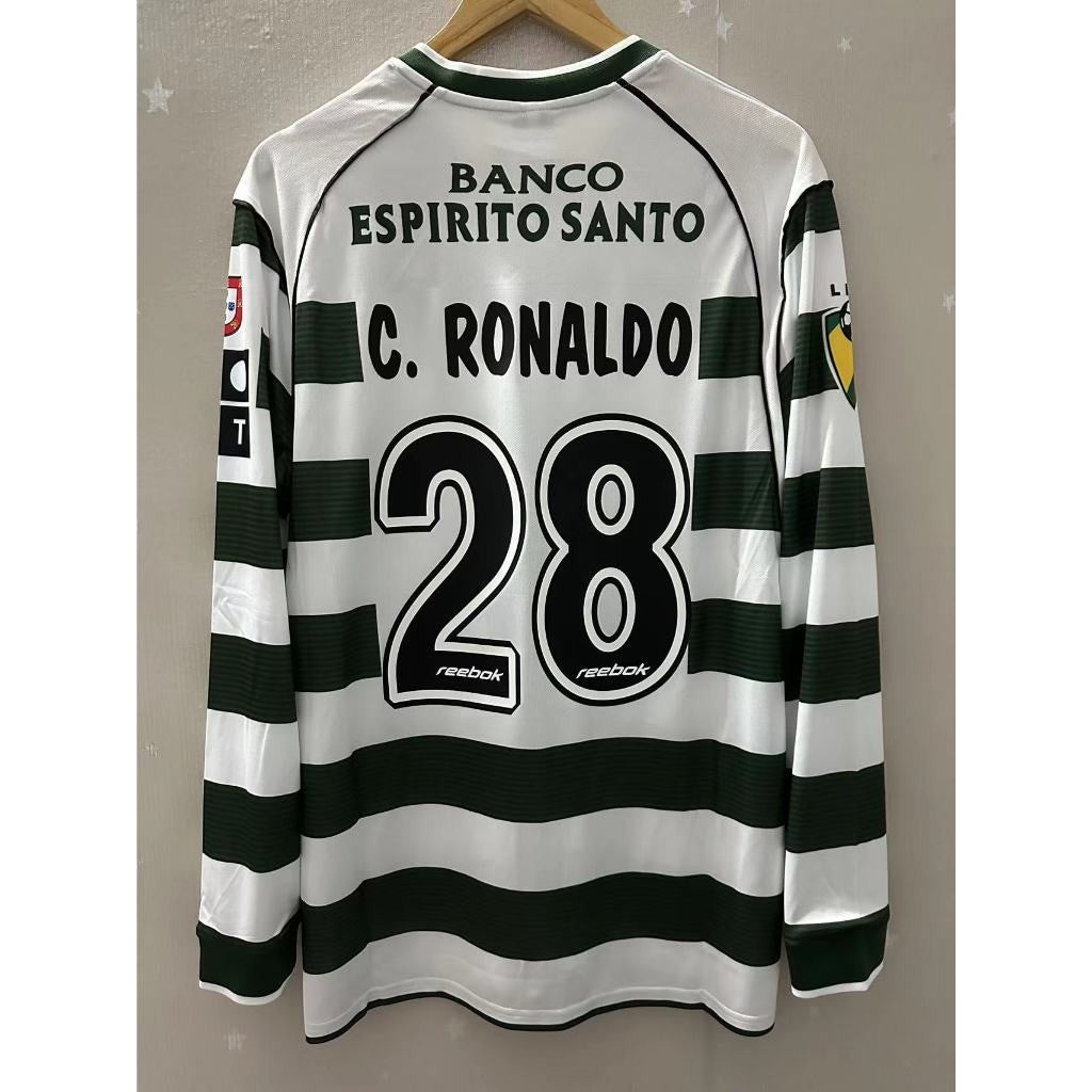 Camiseta Retro Sporting Lisboa 01/03 - Manga Larga